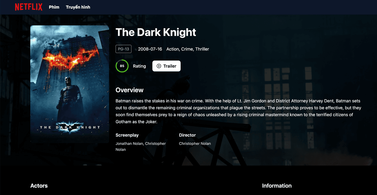 Movie App - TMDB API